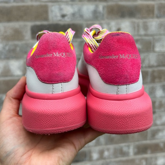 Alexander McQueen Girl's Colorblock Leather Platform Sneakers - Picture 5 of 8